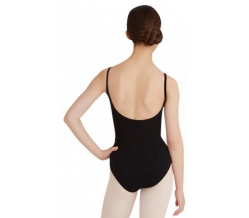 Capezio Princess Camisole Leotard, baletní trikot - Černá