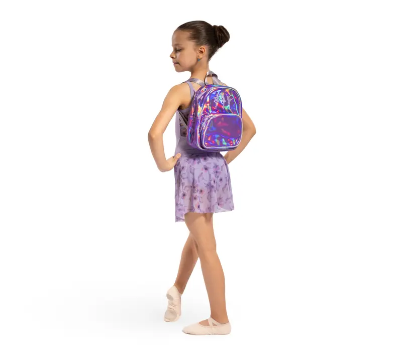 Bloch Ballerina Backpack, duhový dívčí batoh - Dúhová fialová