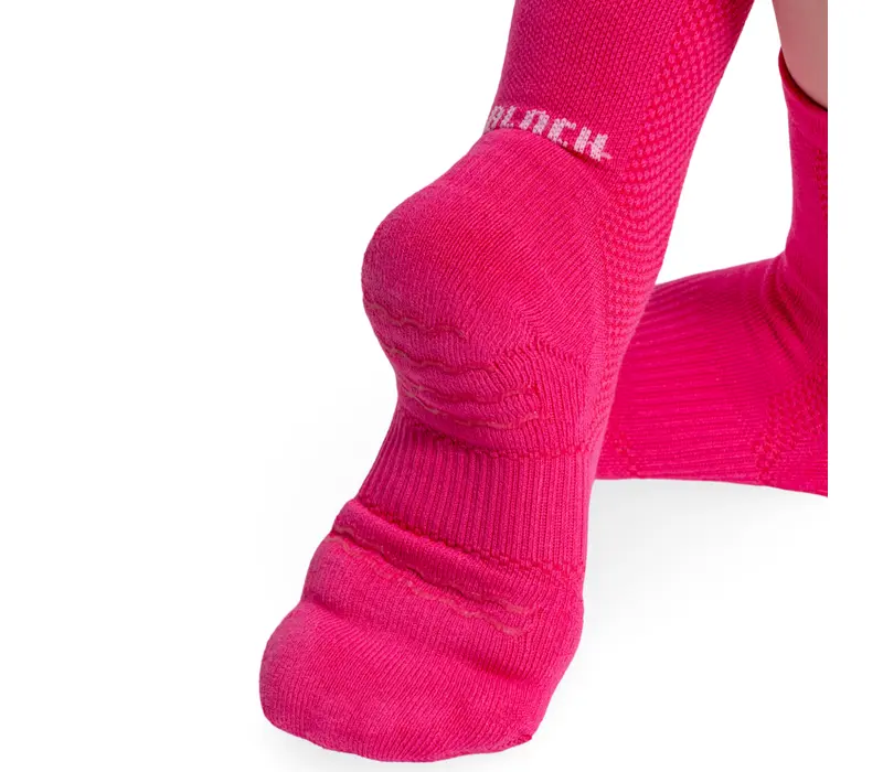 Bloch Blochsox, kratší dětské taneční ponožky - Růžová - hot pink