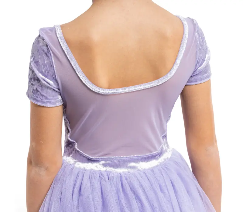 Bloch Ballet, bavlněný dres s krátkým rukávem - Šeříková lilac Bloch