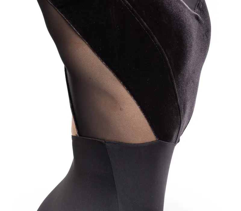 Bloch Gia cap sleeve leotard, dres pro dámy - Černá