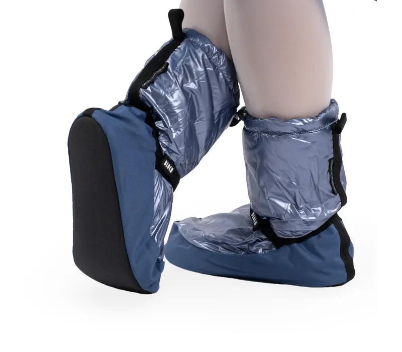 Bloch metalic bootie, dámská obuv na zahřátí - Šedivá grey metallic Bloch