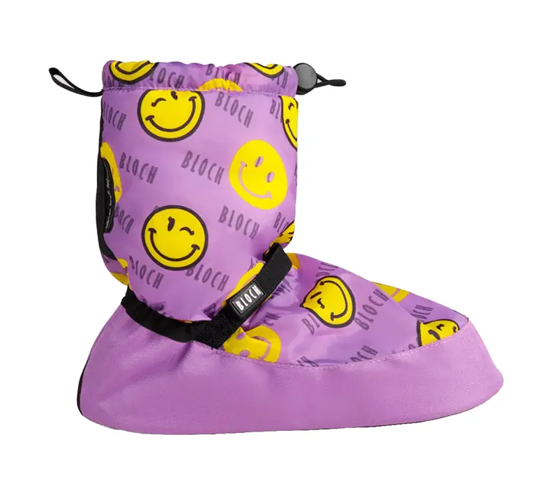 Bloch crazy printed booties, obuv na zahřátí - Smiley Print Bloch