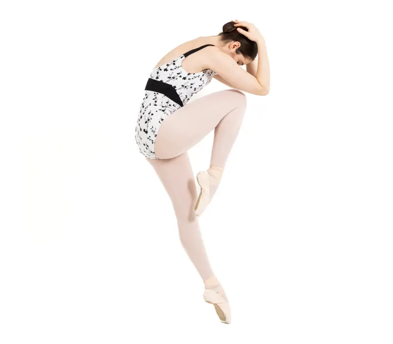 Capezio C'est la umí Fleur, dámský dres na širší ramínka - Cascading Florals Capezio