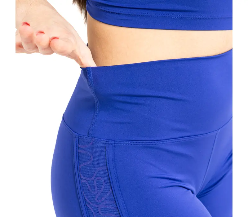 Capezio Bella Notte Vita Side Panel Short, dámské šortky - Spektrum modré