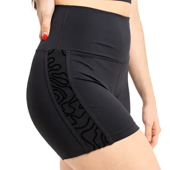 Capezio Bella Notte Vita Side Panel Short, dámské šortky - Černá