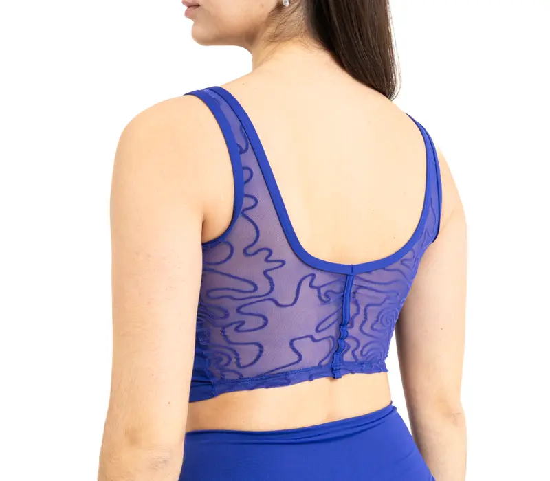 Capezio Bella Notte Dolce Tank, dámský top - Spektrum modré