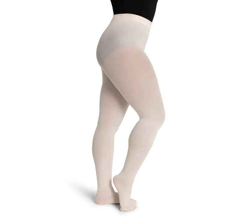 Capezio Ultra Soft tight self knit, dámské punčocháče s celým chodidlem - Růžová světle Capezio