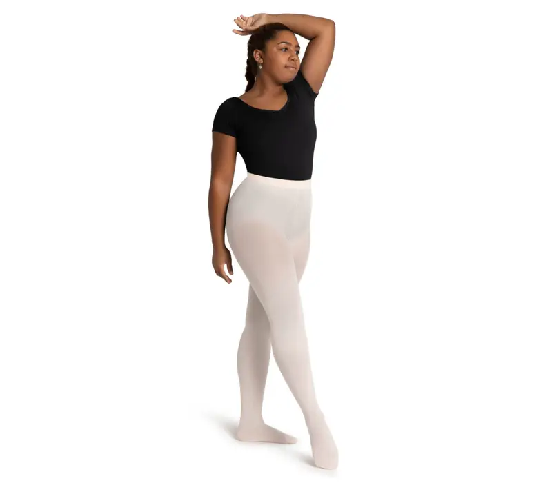 Capezio Ultra Soft tight self knit, dámské punčocháče s celým chodidlem - Růžová světle Capezio