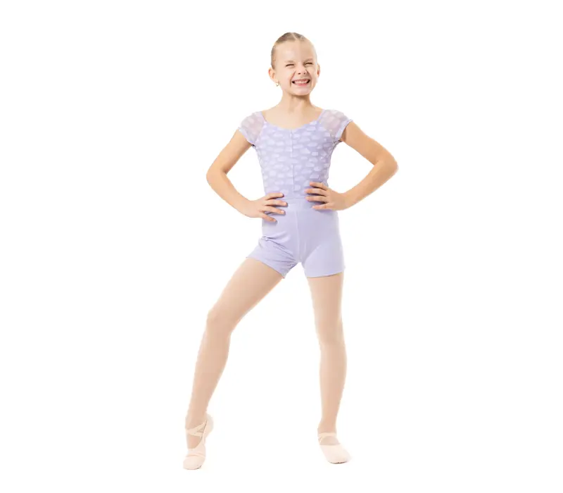 Capezio Cloud Nine Sunburst, dívčí šortky - Fialová lavender Capezio