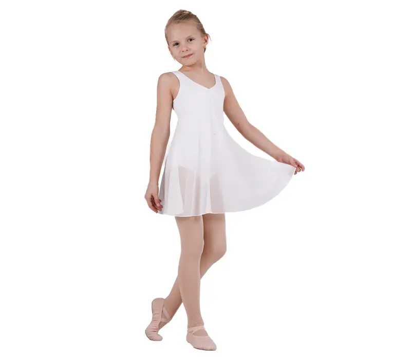 Capezio Empire dress, baletní šaty pro děti - Bílá