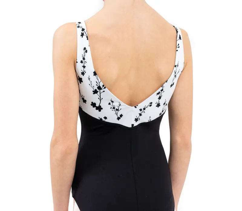 Capezio C'est La Vie Étoile Leotard, dívčí dres na širší ramínka - Cascading Florals Capezio