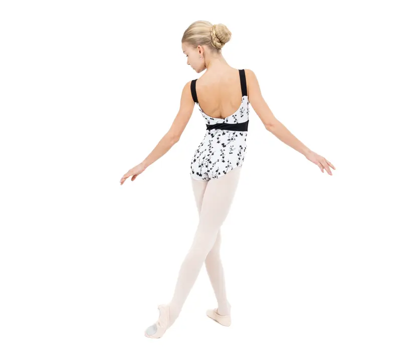 Capezio C'est La Vie Fleur, dívčí dres na širší ramínka - Cascading Florals Capezio