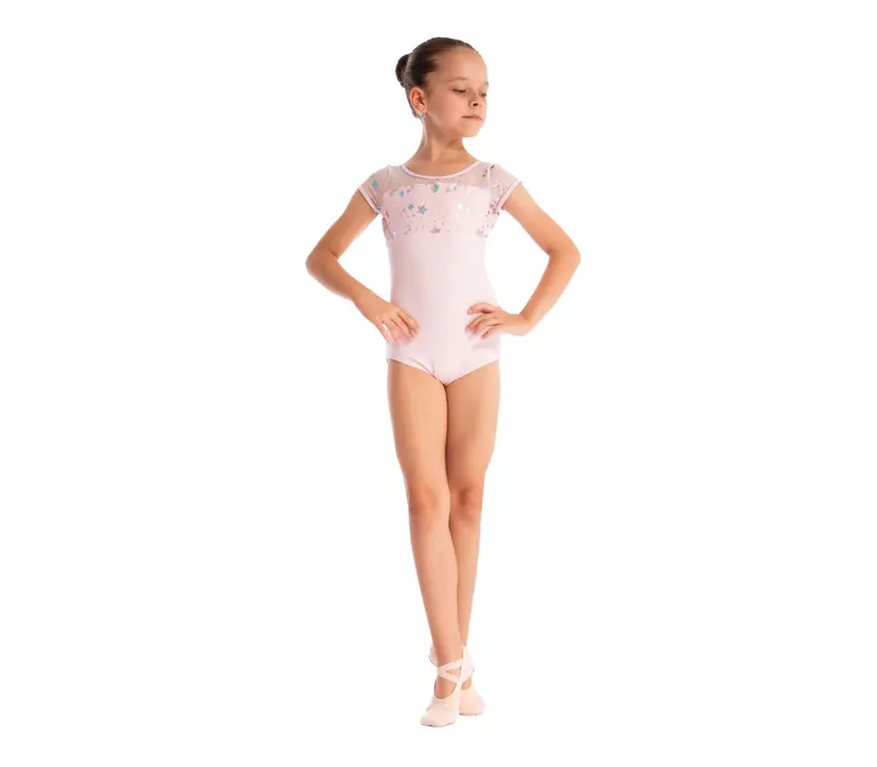 Capezio, dětský dres s krátkým rukávem - Růžová - pink