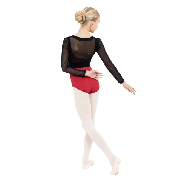 Capezio C'est La Vie Joyeux mesh cover up, dívčí top