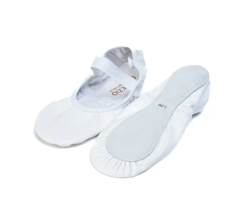 Capezio Daisy 205C, dětské baletní cvičky - Bílá