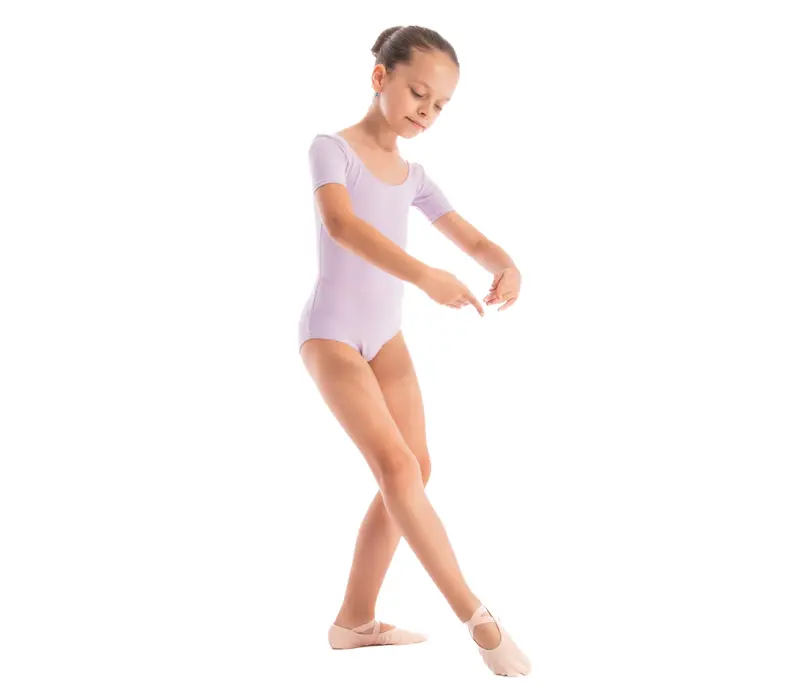 Capezio, dětský dres s krátkým rukávem - Fialová lavender Capezio