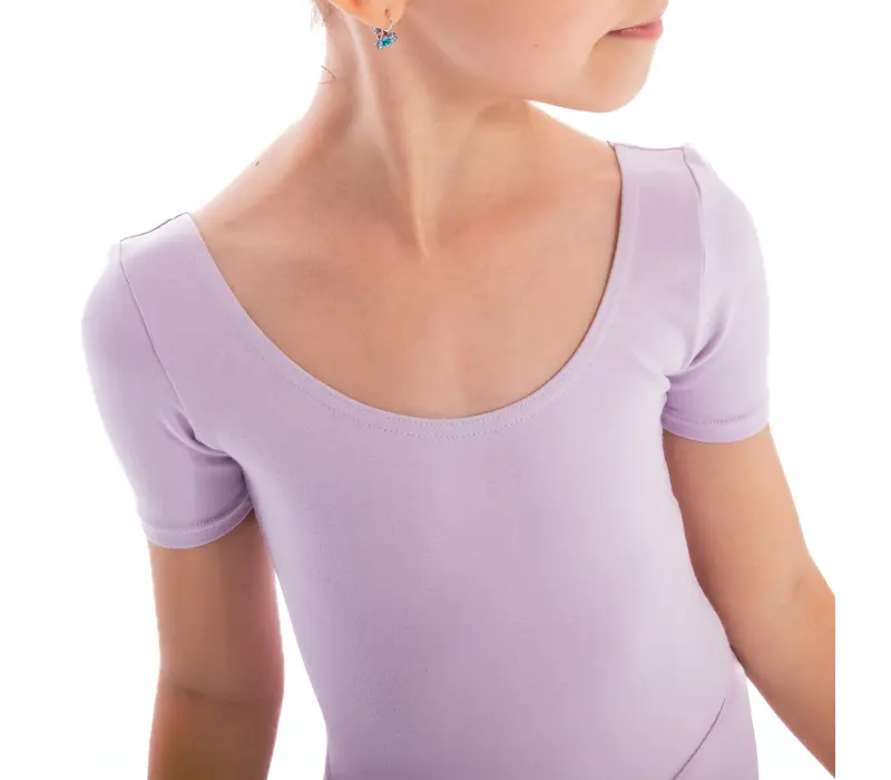 Capezio, dětský dres s krátkým rukávem - Fialová lavender Capezio