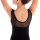 Capezio Star Mars Mesh back leotard, dětský dres na tlustá ramínka - Černá