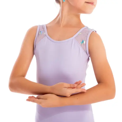 Capezio Star Mars Mesh back leotard, dětský dres na tlustá ramínka