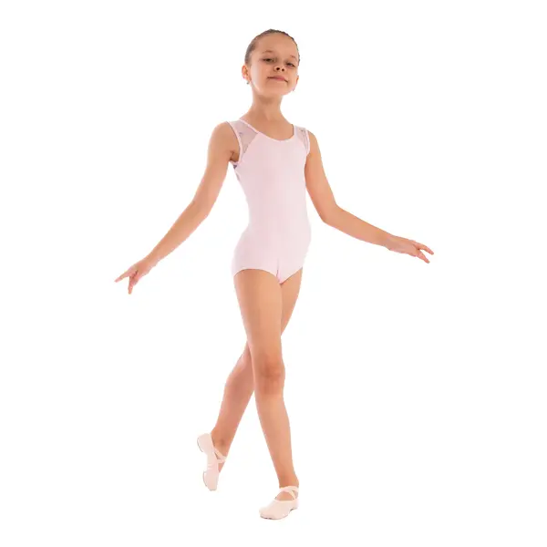 Capezio Star Mars Mesh back leotard, dětský dres na tlustá ramínka