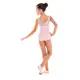 Capezio Star Mars Mesh back leotard, dětský dres na tlustá ramínka - Růžová - pink