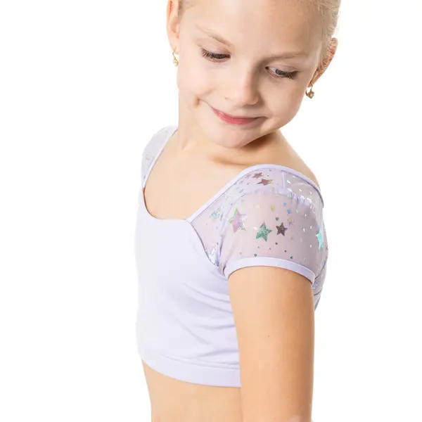 Capezio Star Cosmic Top, crop top pro dívky