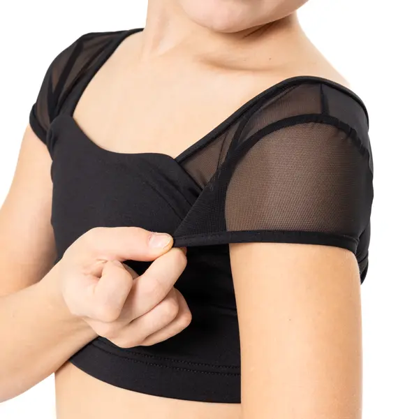 Capezio Star Cosmic Top, crop top pro dívky