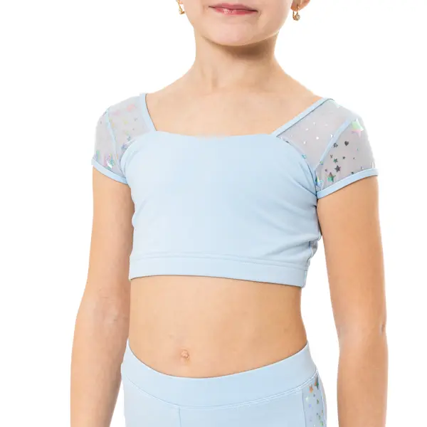 Capezio Star Cosmic Top, crop top pro dívky