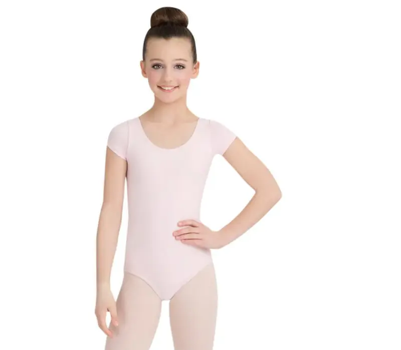 Capezio, dětský dres s krátkým rukávem - Růžová Capezio