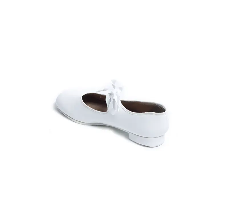 Capezio PU JR. Tyette tap shoes, dětské boty na step - Bílá